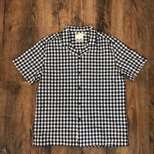 NWT Navy/White Short Sleeve Shirt